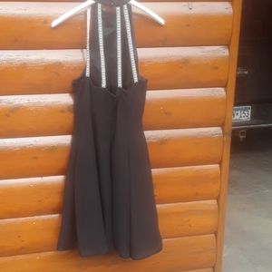 ⚜ SEXY PEARL BACKLESS BLACK DRESS 12   HOLIDAY PARTIES 🎉 NEW YEARS